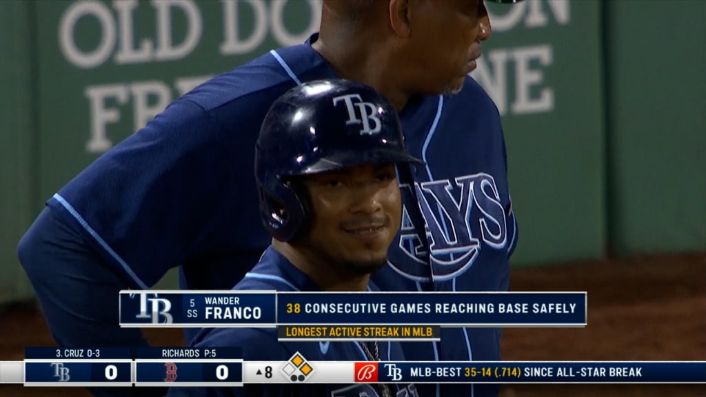 Tampa Bay Rays Infielder Fred McGriff sets for play in an MLB game