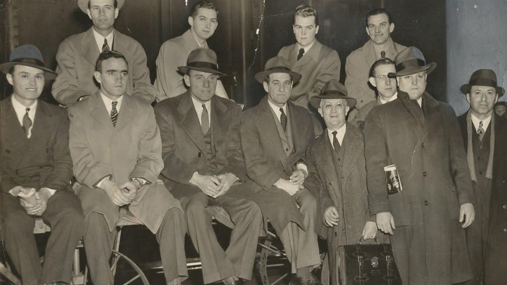 Philadelphia Phillies unidentified players at Spring training 1943