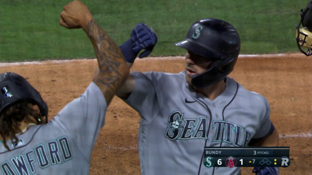 Ken Griffey Jr. next to the current number 1 prospect from the Seattle  Mariners : r/baseball