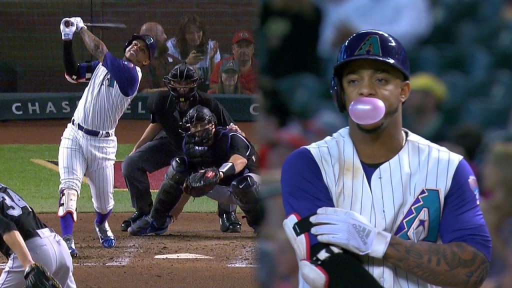 Marte's 4-hit game vs. Rox
