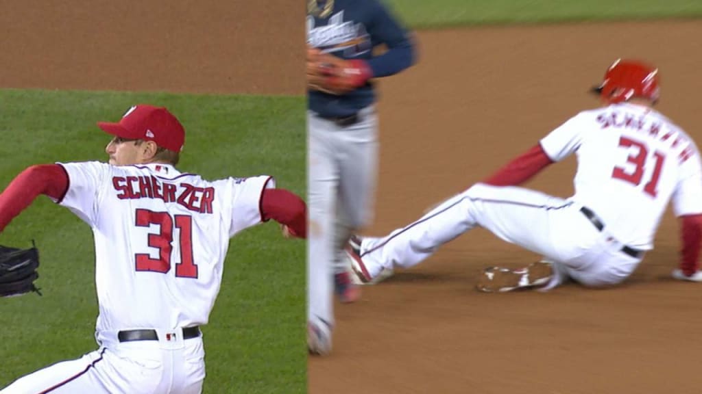 Bryce Harper debuted an ice cream sliding mitt yesterday in L.A.