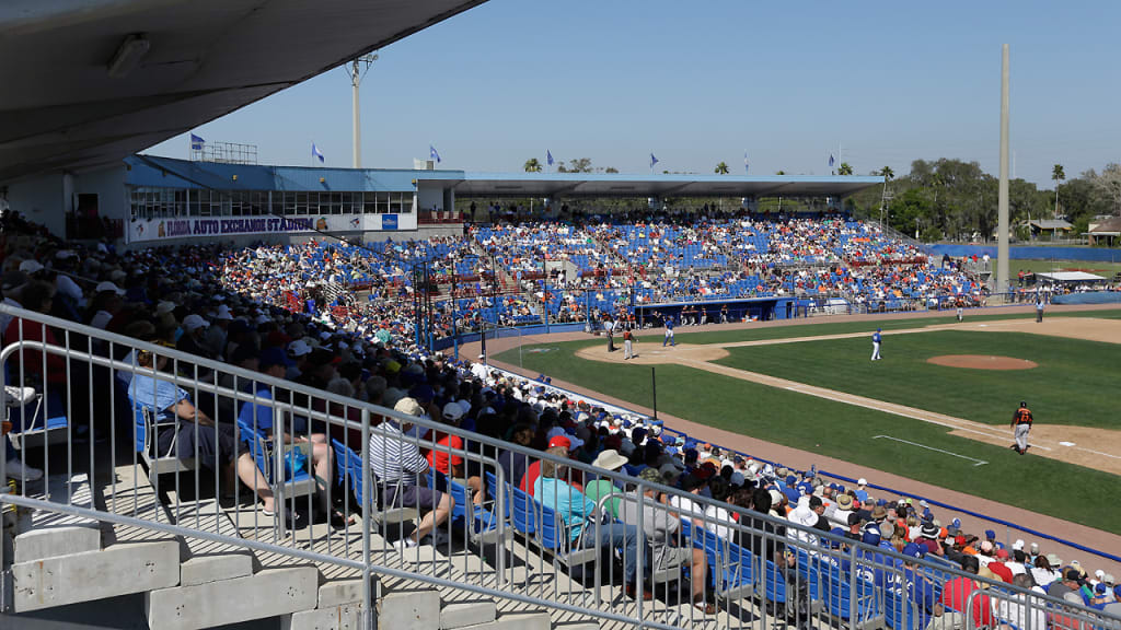 The Blue Jays play their Spring Training home games at Florida Auto Exchange Stadium. (AP)