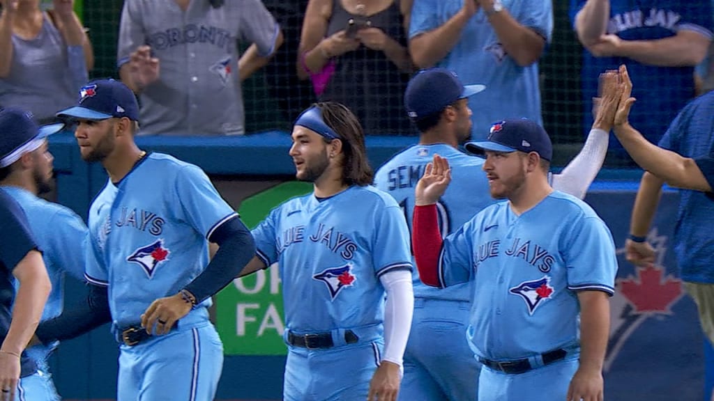 The Blue Jays are back in powder blue, at least some of the time