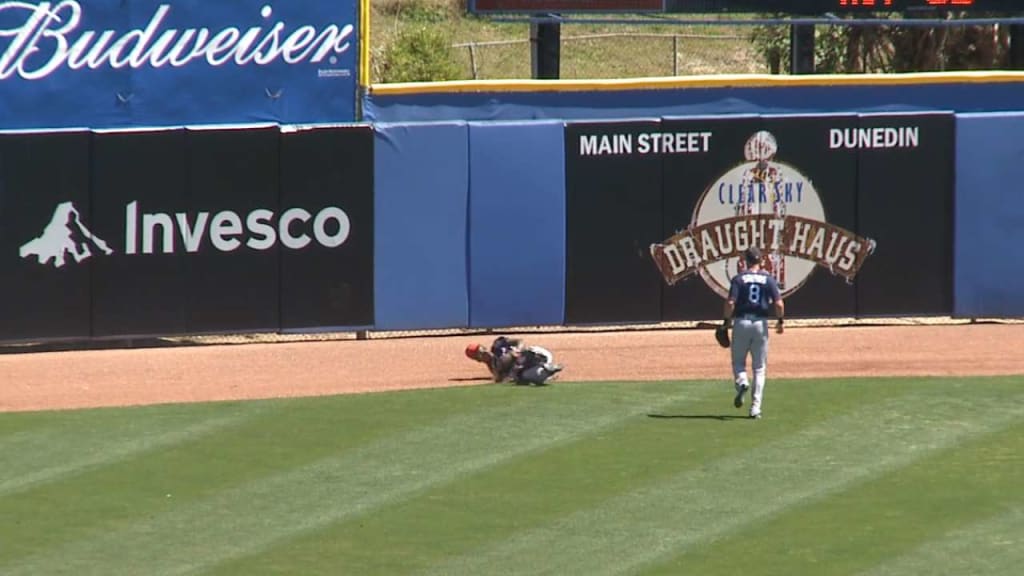 Byung Ho Park swings at Twins' first full camp