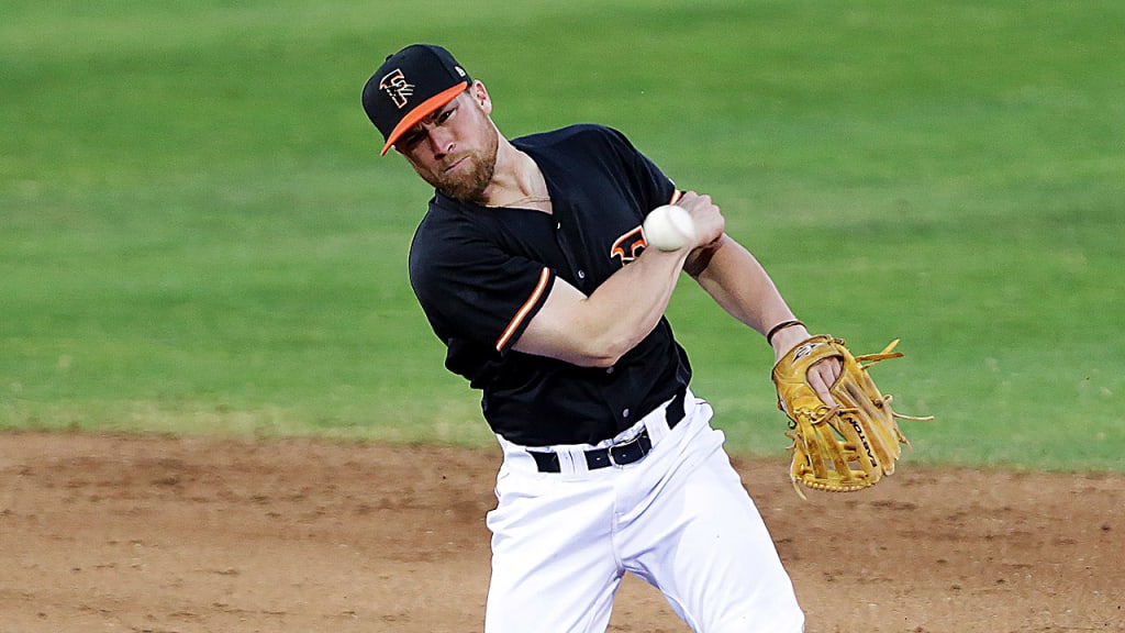 Nolan Fontana hit .195 with three home runs and 27 RBIs with Triple-A Fresno in 2016. (Kiel Maddox)