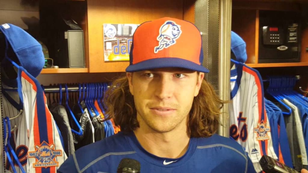 Anthony DiComo on X: Here's short-haired Jacob deGrom at Mets camp  Tuesday. (And, yes, he says it's staying that way.)   / X