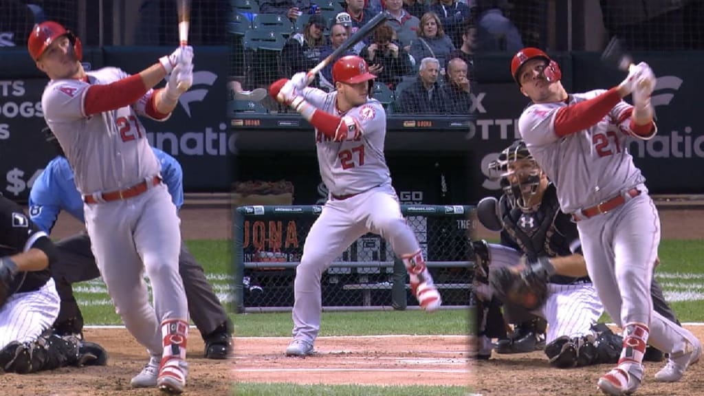 Trout's 2-homer, 5-hit game