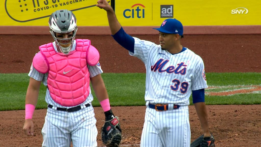 NY Mets' pitcher Jacob deGrom exits Sunday's game vs. Diamondbacks