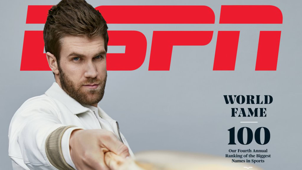 Bryce Harper is on the cover of ESPN The Magazine