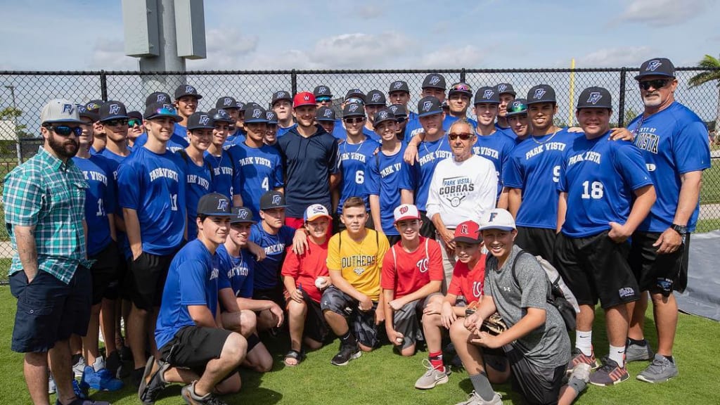 trea turner and HS kids