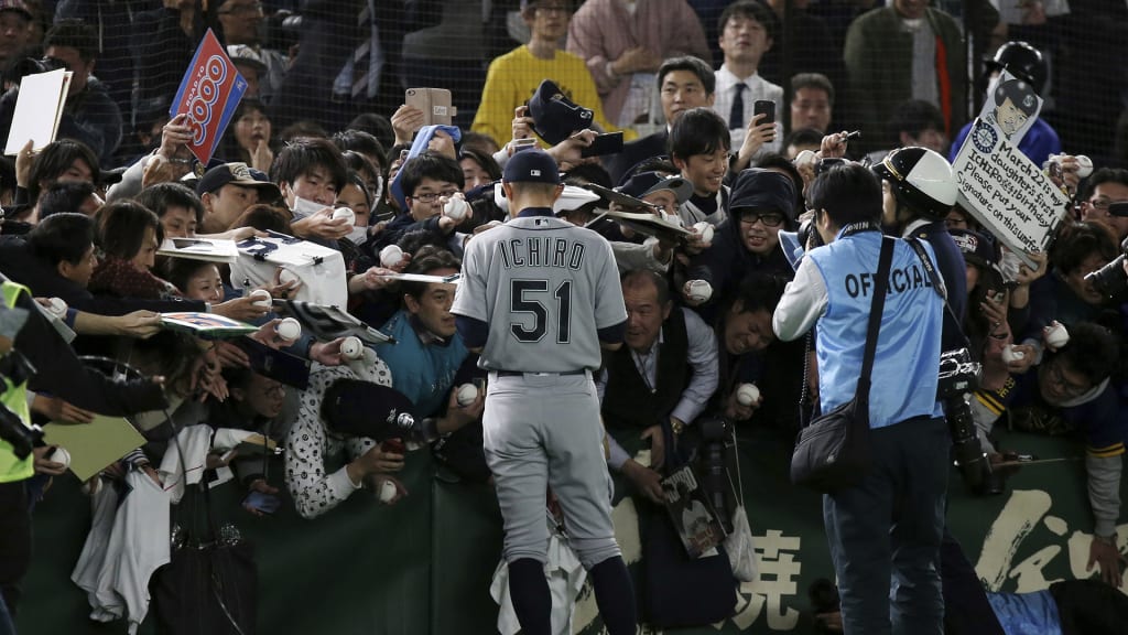 Former New York Yankee Ichiro Suzuki back in camp with Mariners at 45