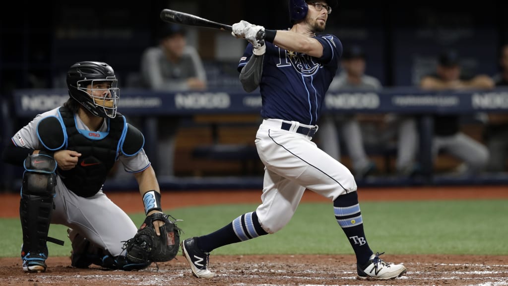 Tampa Bay Rays second baseman Eric Sogard (9) sports his Players