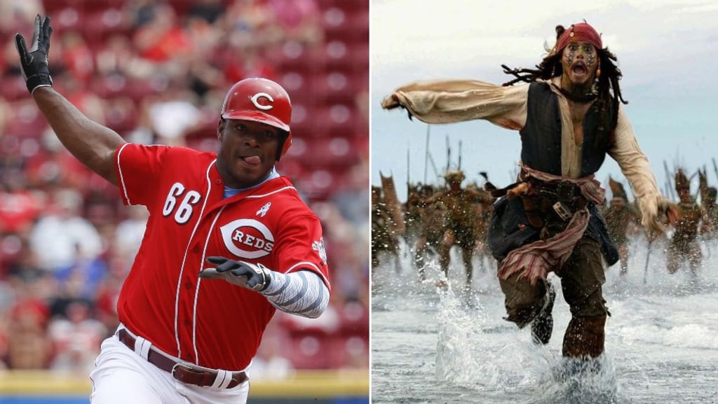 The Reds wore sleeveless throwbacks and Yasiel Puig is looking YOKED -  Article - Bardown