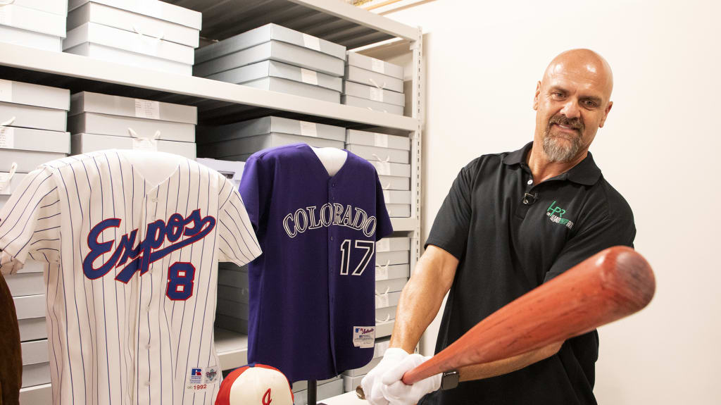 Walker reconnects with a bat from his 1997 NL MVP season.