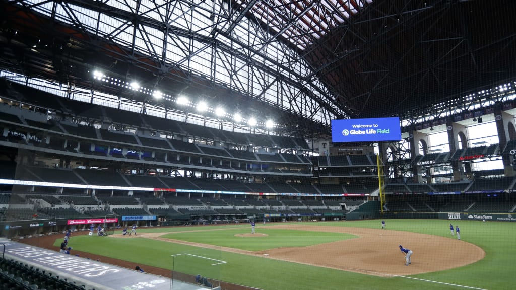 Joey Gallo on workouts at Globe Life Field