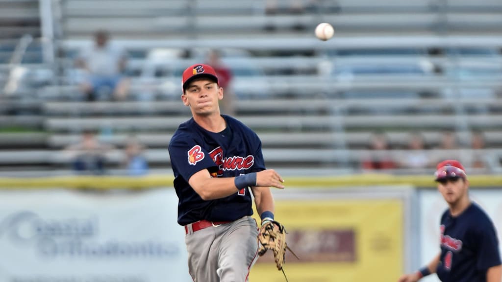 Aaron Judge says that his photo with Red Sox shirt is from when he played  in Cape Cod league, and his host family, big Red Sox fans, provided it to  him. He