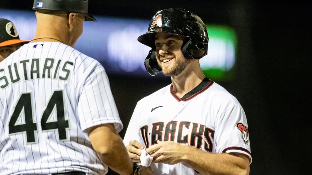 Cooper Hummel with the Salt River Rafters during the 2021 Arizona Fall League season.
