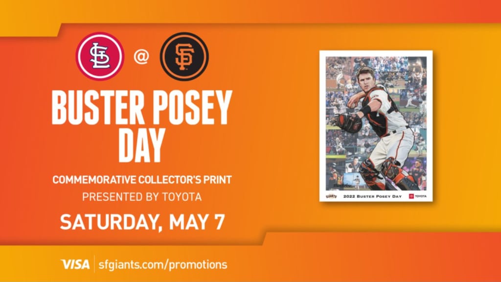 Buster Posey Poster San Francisco Giants Print Kids Gift 