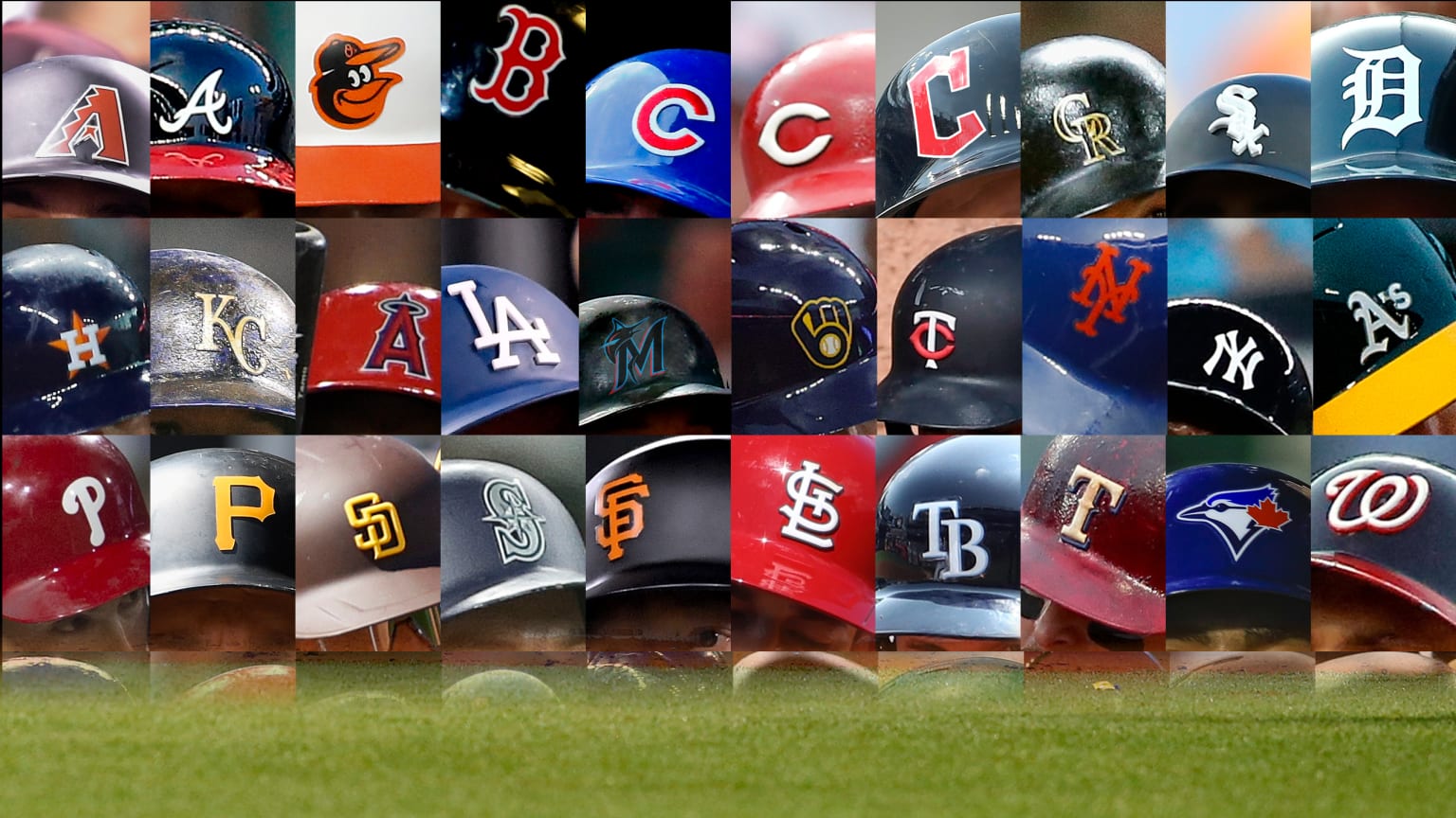 Logos of all 30 MLB teams