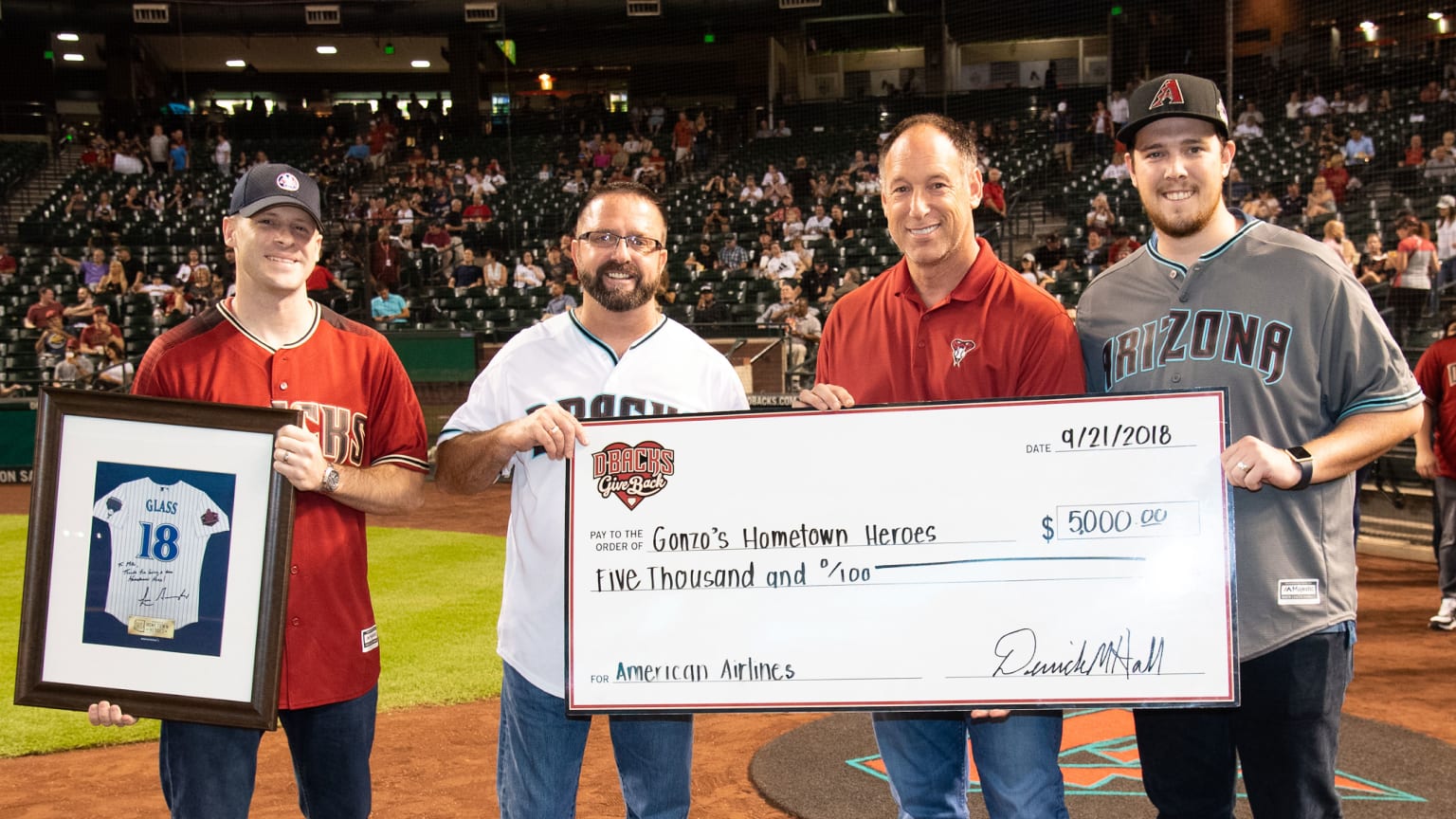 Arizona Diamondbacks - Goldy receives the 2017 Luis Gonzalez Award, given  annually to the #Dbacks player who best exemplifies Gonzo's talents, spirit  and heart both on and off the field. #MVPaul