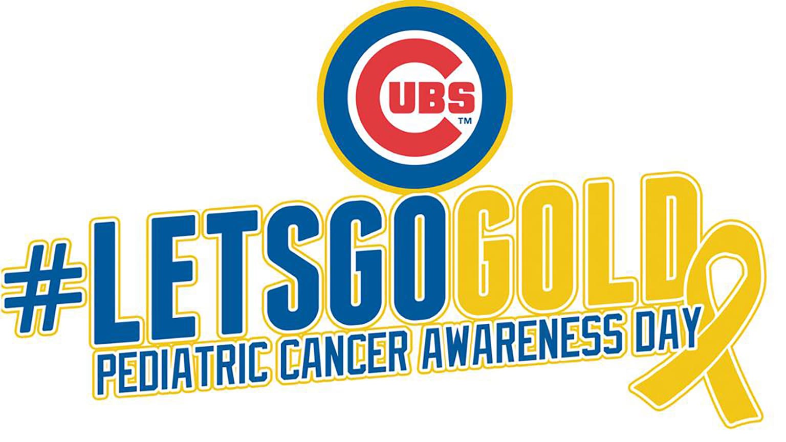 Chicago Cubs - Cubs players wore gold ribbons on their jerseys for  Childhood Cancer Awareness Day.