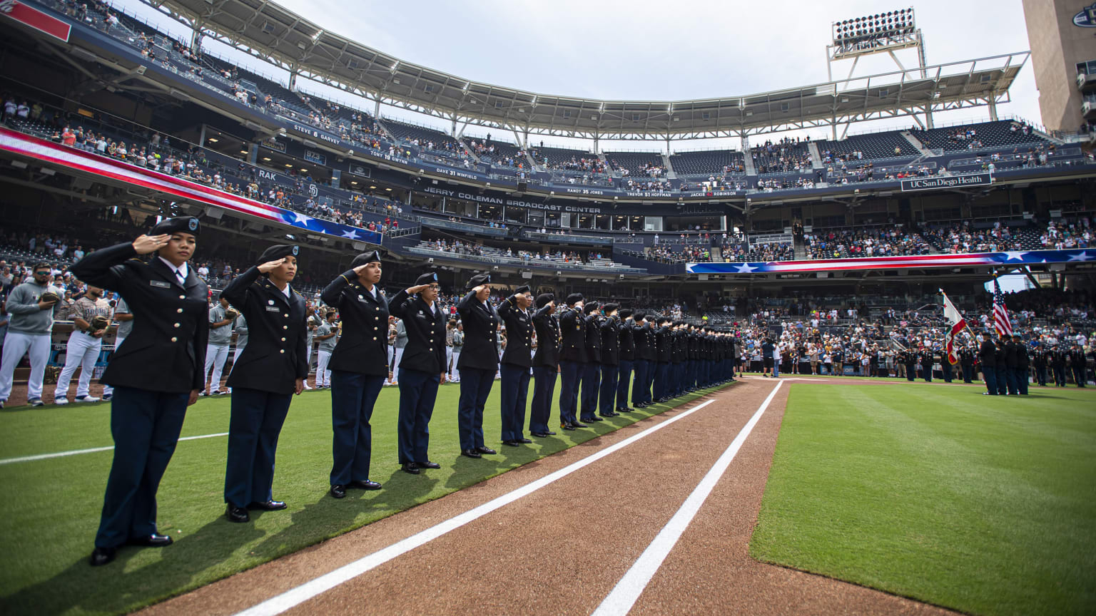 Padres military appreciation day hi-res stock photography and