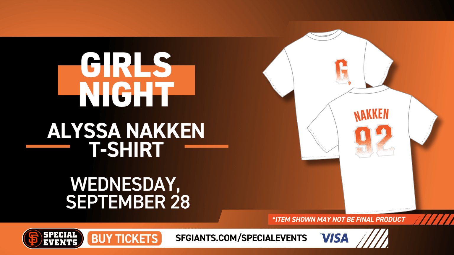 Special Events San Francisco Giants