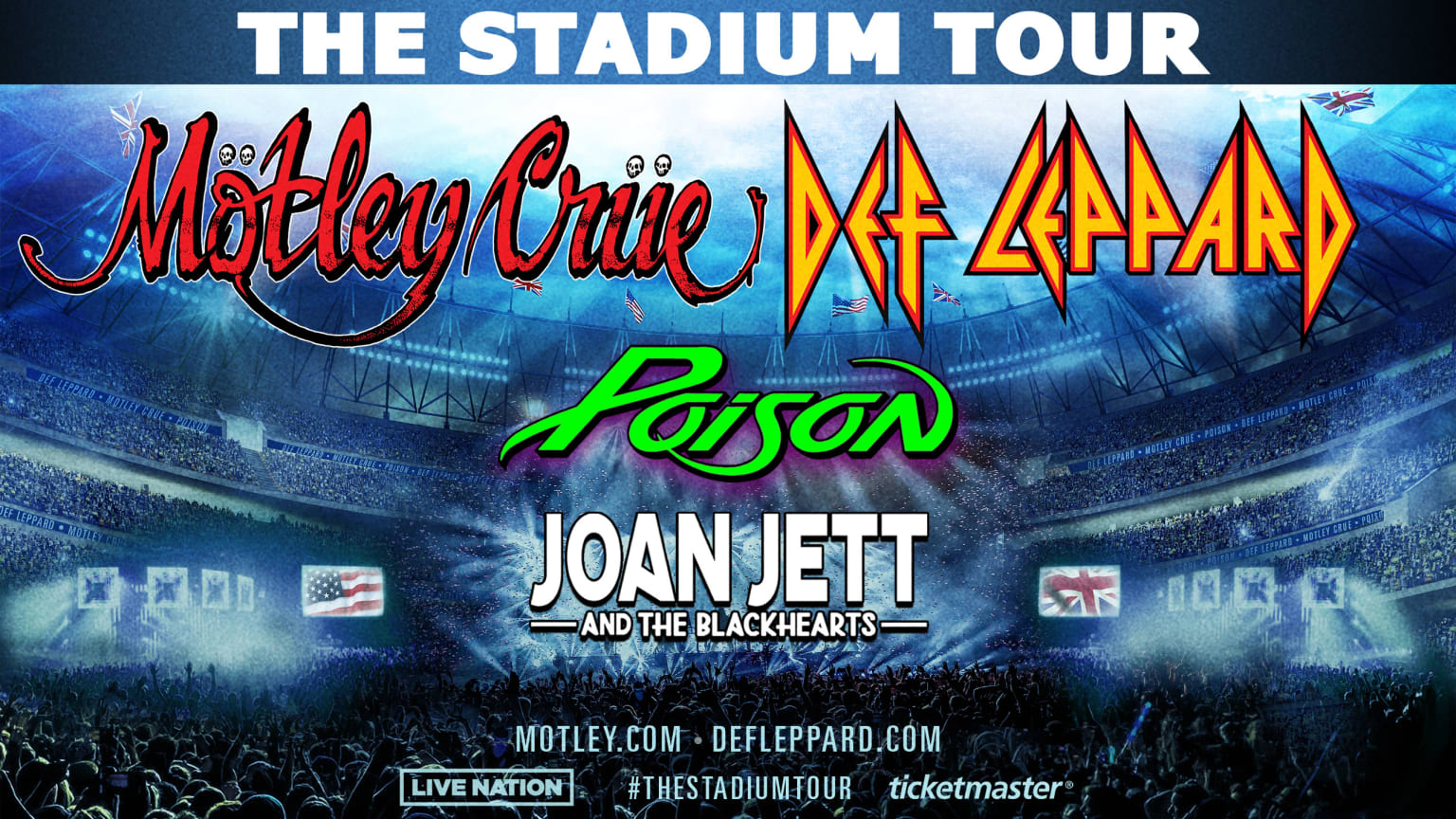 Motley Crue Stadium Tour 07/21/2022 Denver, CO Coors Field Event Shirt