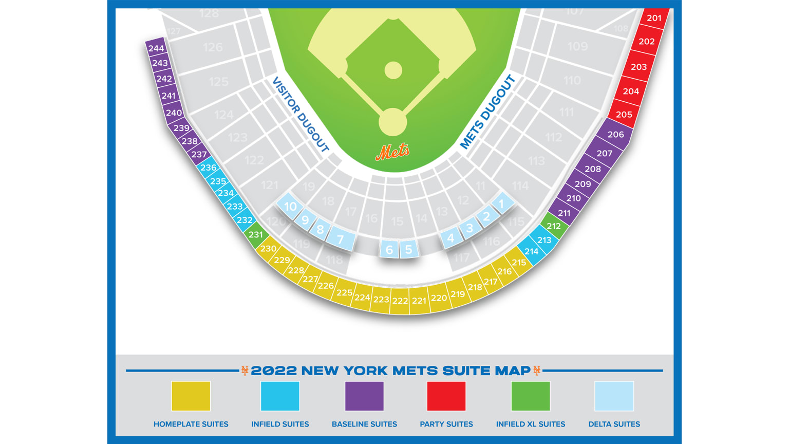 Ny Mets Seating Chart With Seat Numbers | Elcho Table