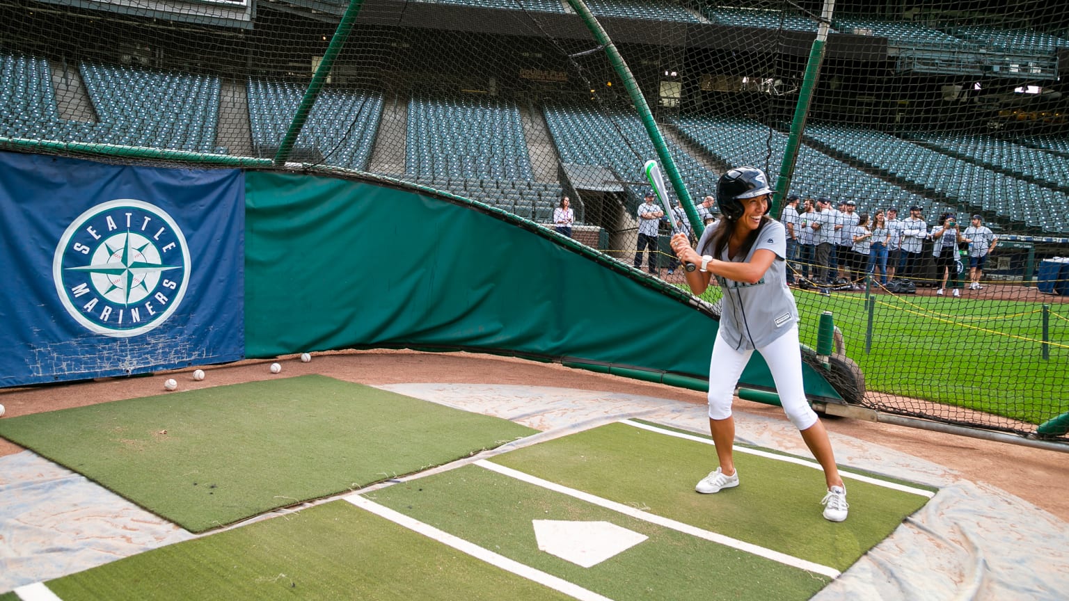 Fans at Bat at T-Mobile Park