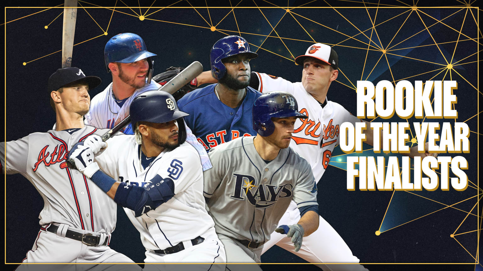 Case for each MLB Rookie of the Year finalist