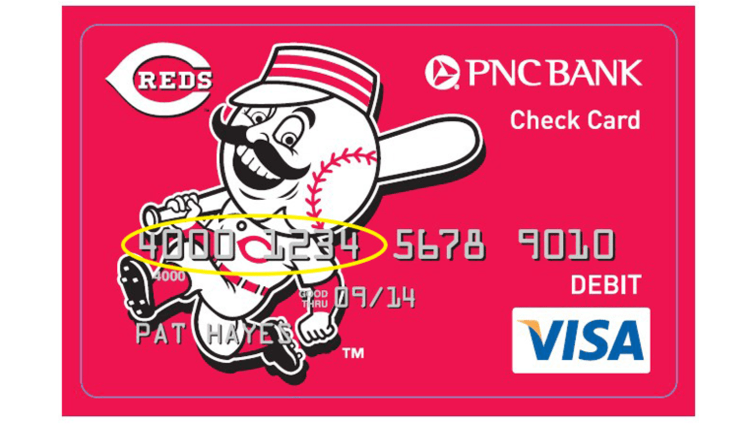 Pittsburgh Pirates Debit Card