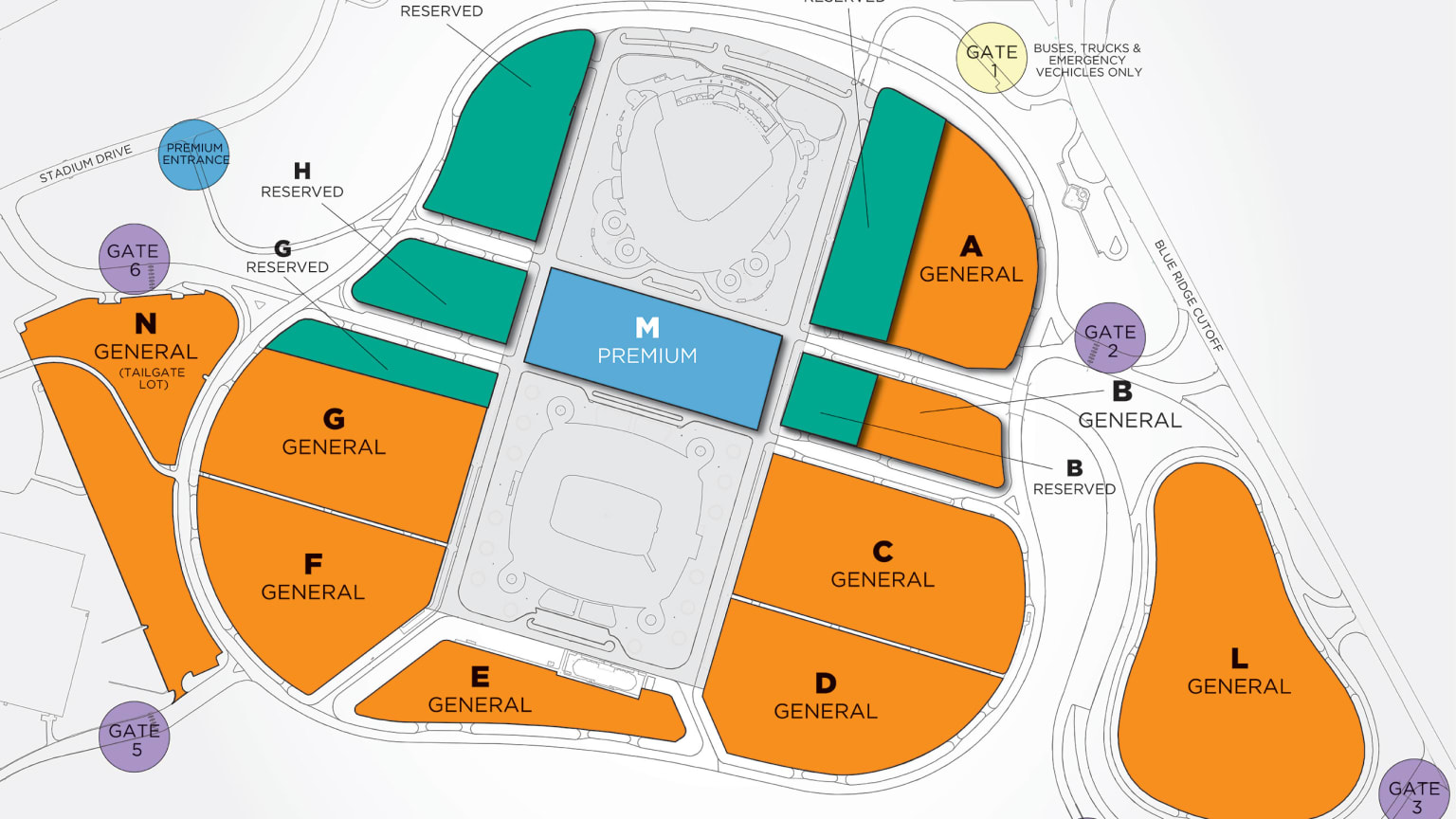 kauffman stadium - Stadium Parking Guides
