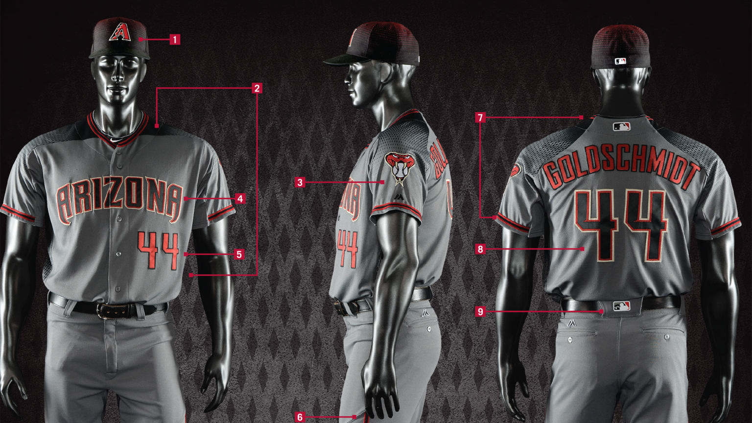 Arizona Diamondbacks on X: Introducing our new road uniforms, featuring a  darker, bolder gray truly unique to baseball. #DbacksEvolution   / X