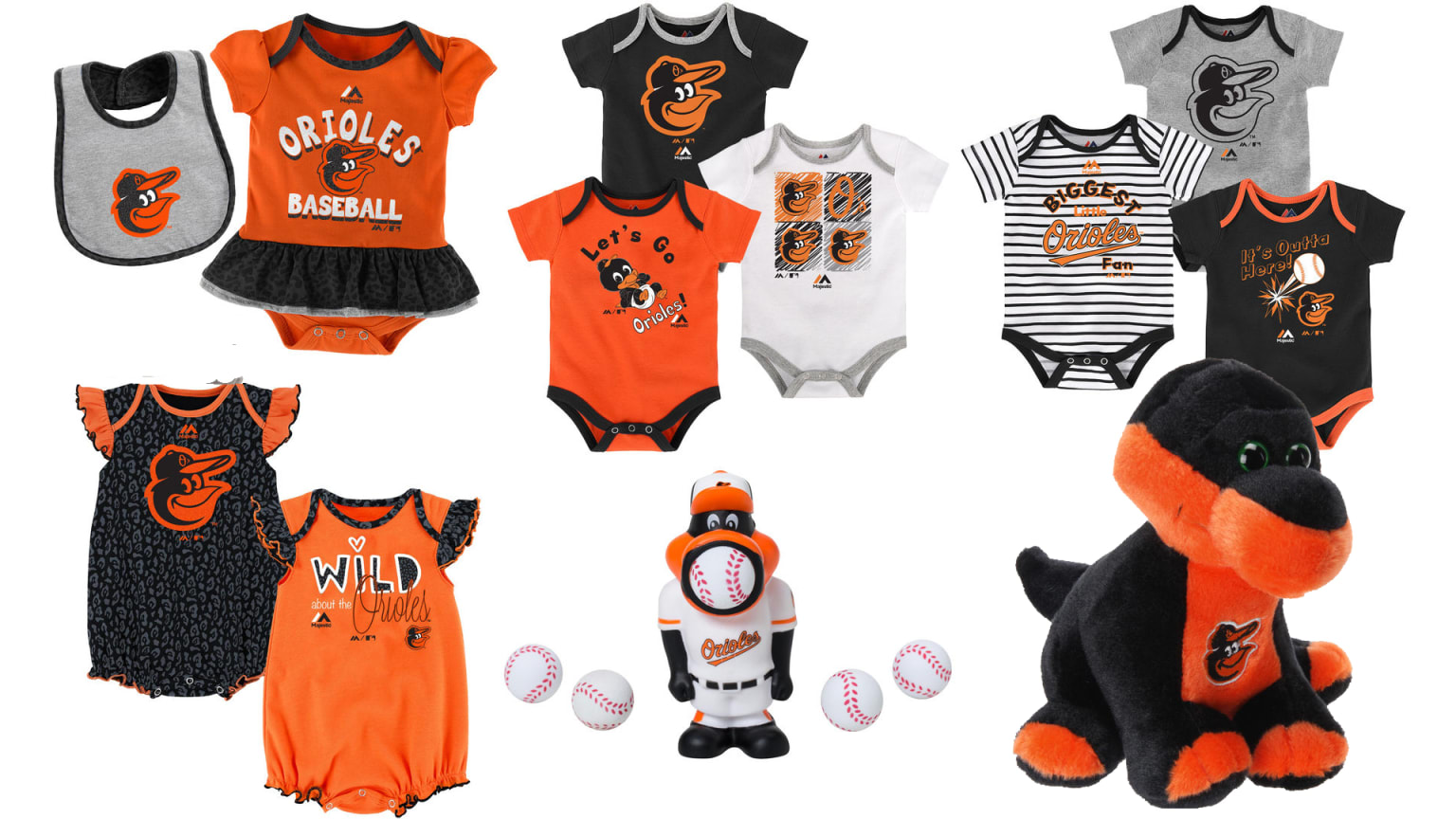 Lids Baltimore Orioles Tiny Turnip Toddler Baseball Cross Bats T