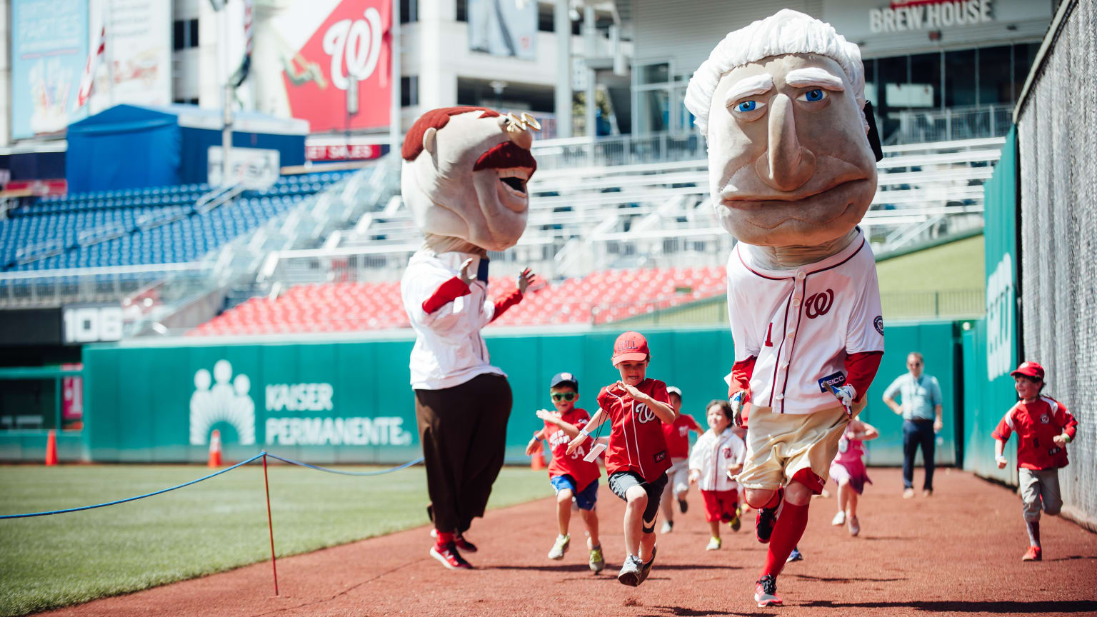 Mascot Appearances  Washington Nationals