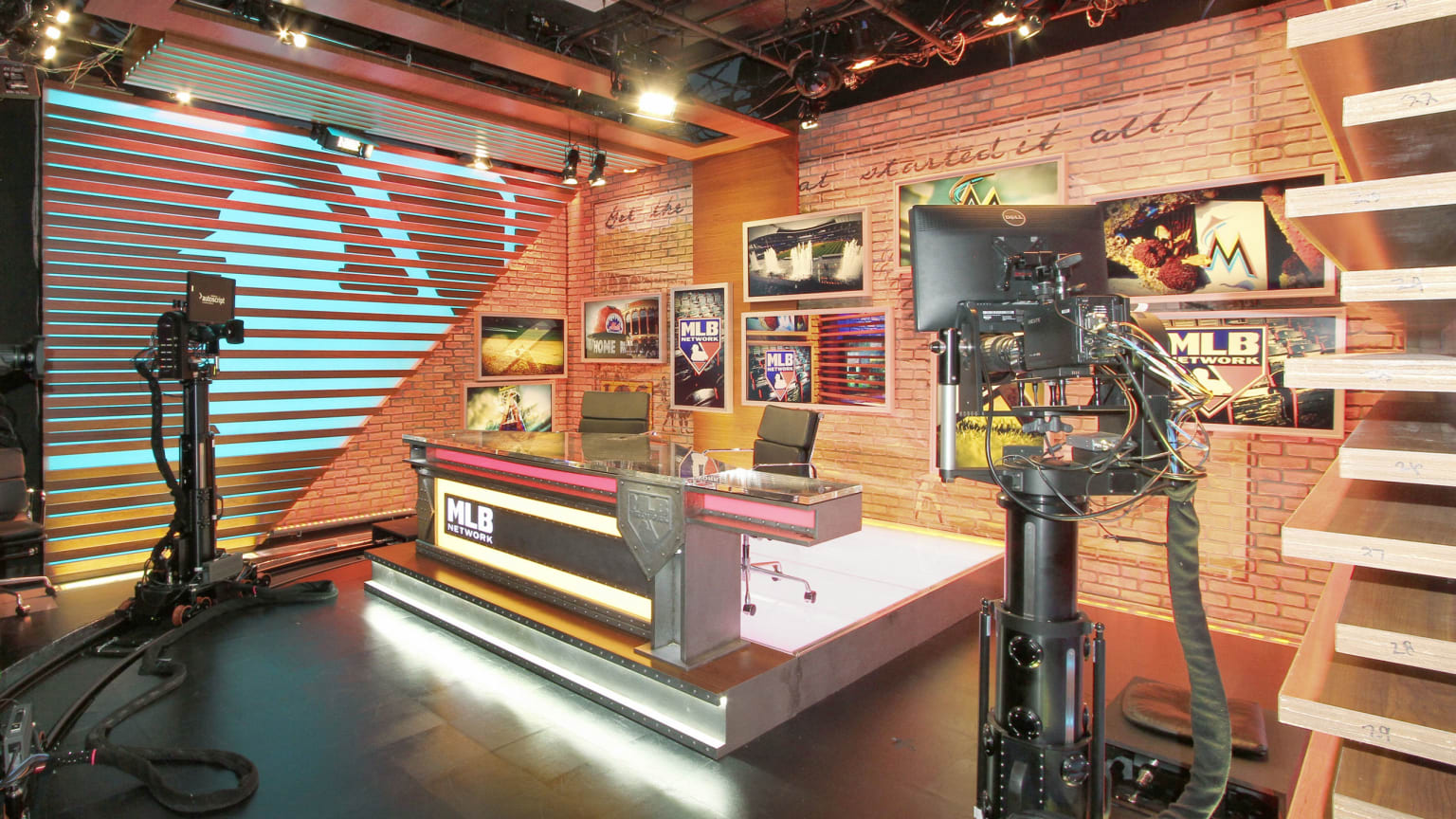 MLB Network Studio K Broadcast Set Design Gallery