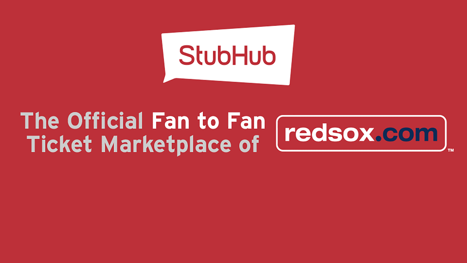 StubHub Boston Red Sox