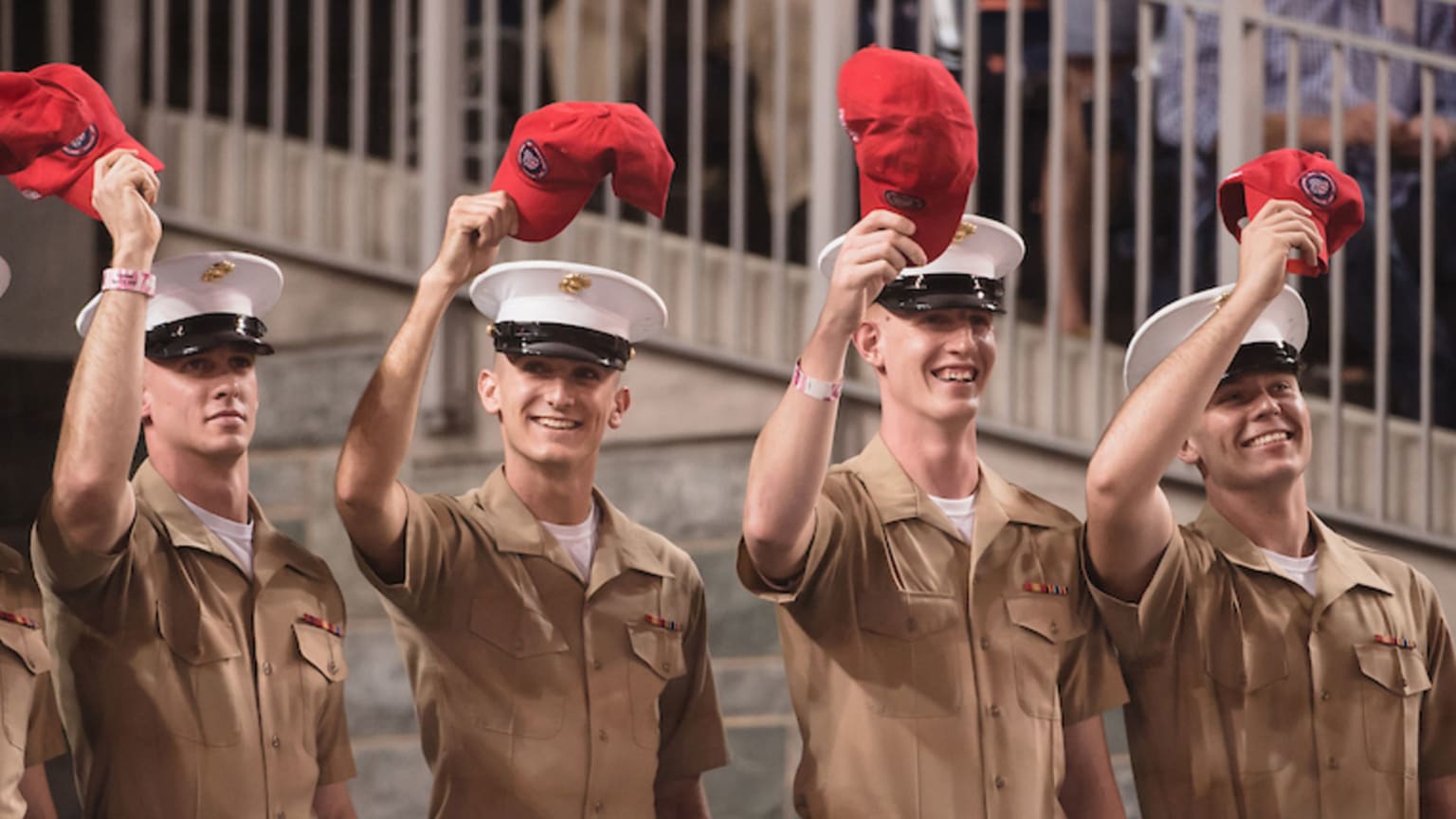 Washington Nationals salute women in the military