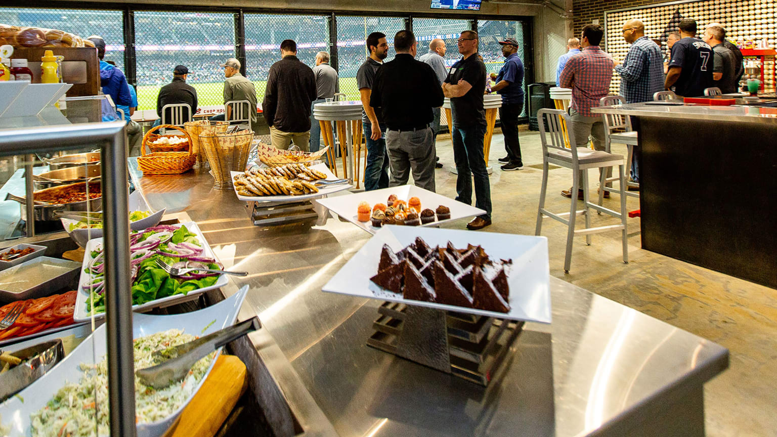 My view from the Chop House. Chop on! : r/Braves