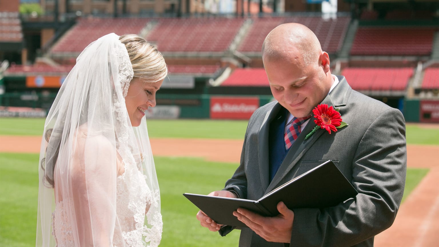 St. Louis Cardinals Baseball Themed Wedding