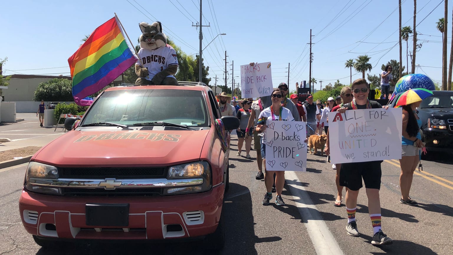 D-backs to celebrate Juneteenth, Pride Night and Father's Day