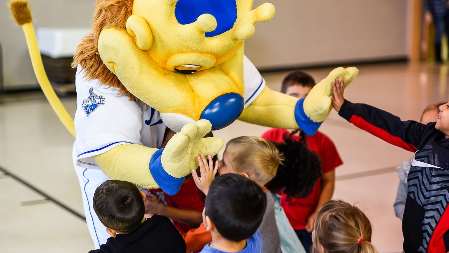 A Man With A Tail, A Crown And A 'Dream Job' As The Royals' Mascot