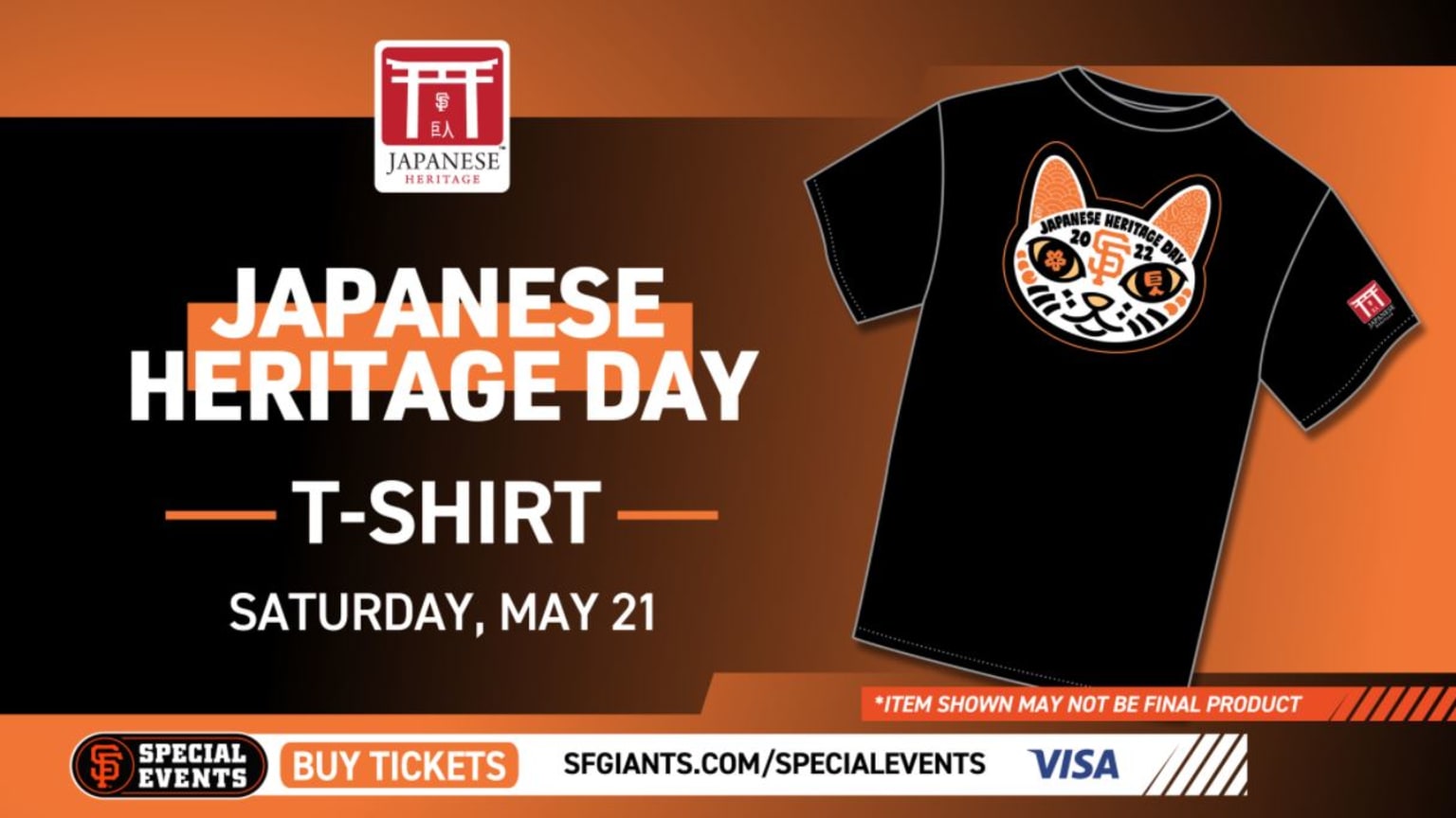 Japanese Heritage Night Special Event San Francisco Giants