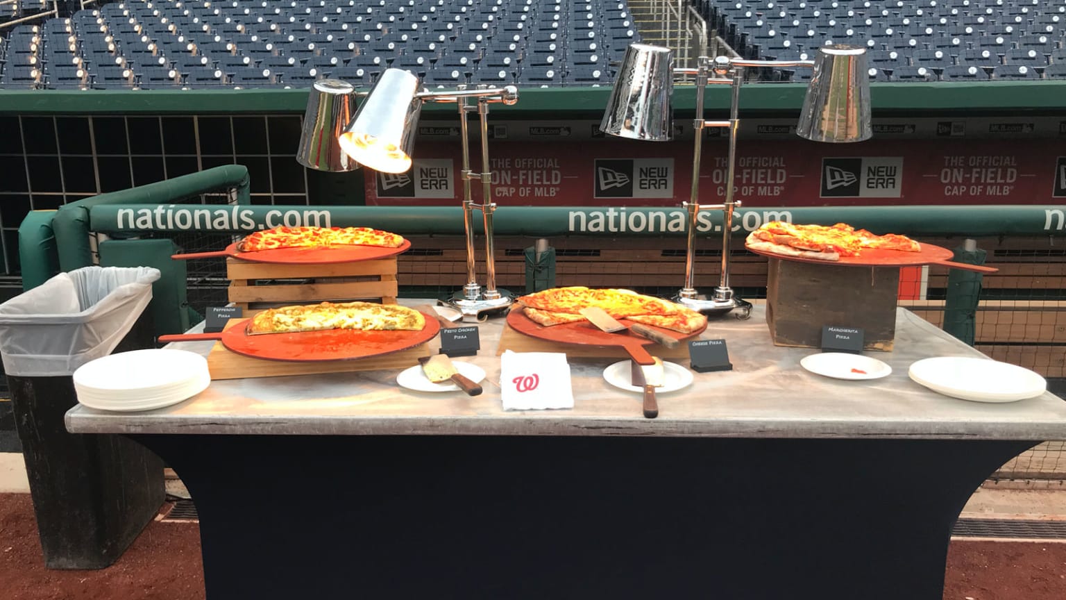 Warning Track and Dugouts Washington Nationals