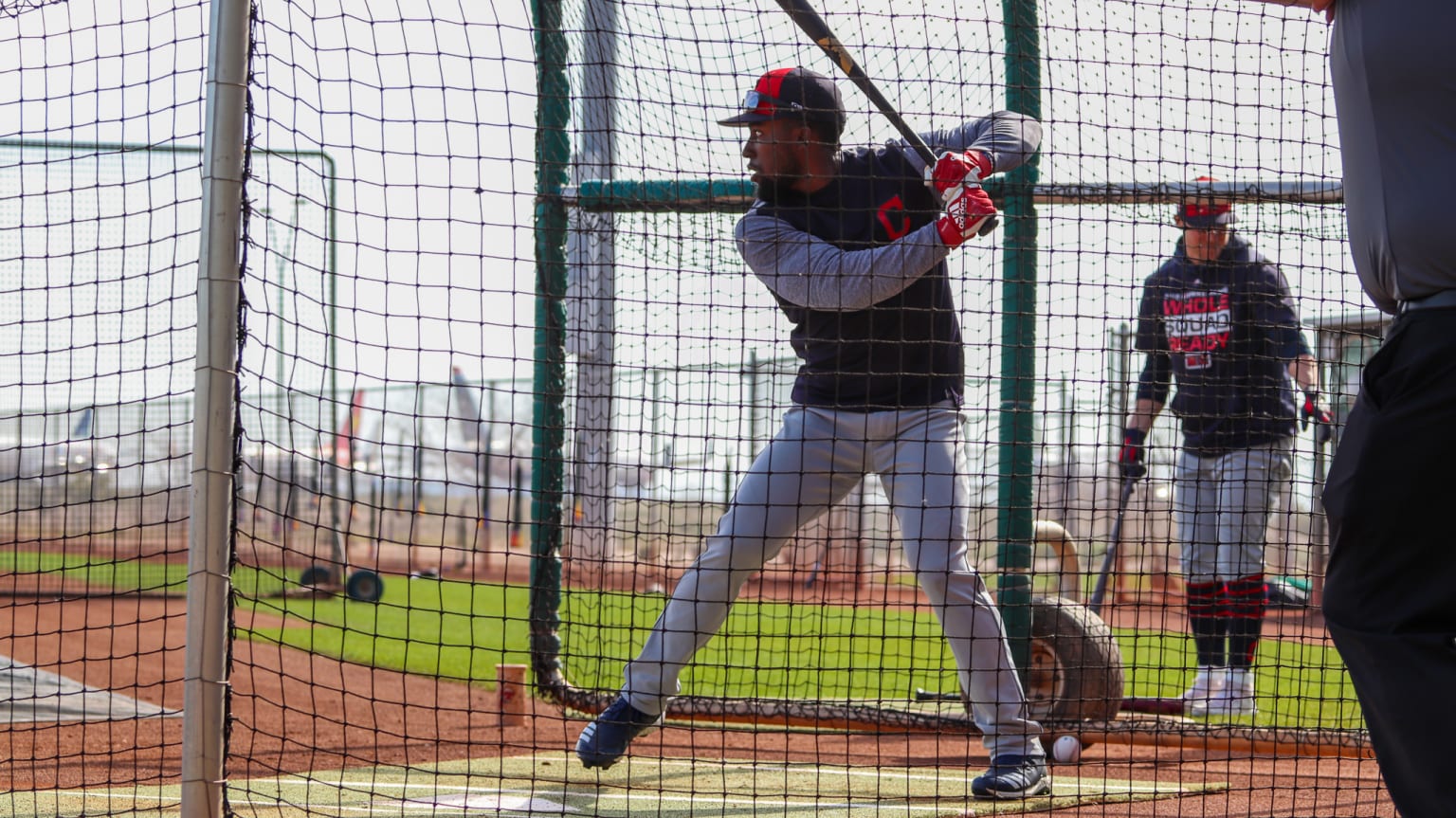 Daniel Johnson impressing Indians at camp