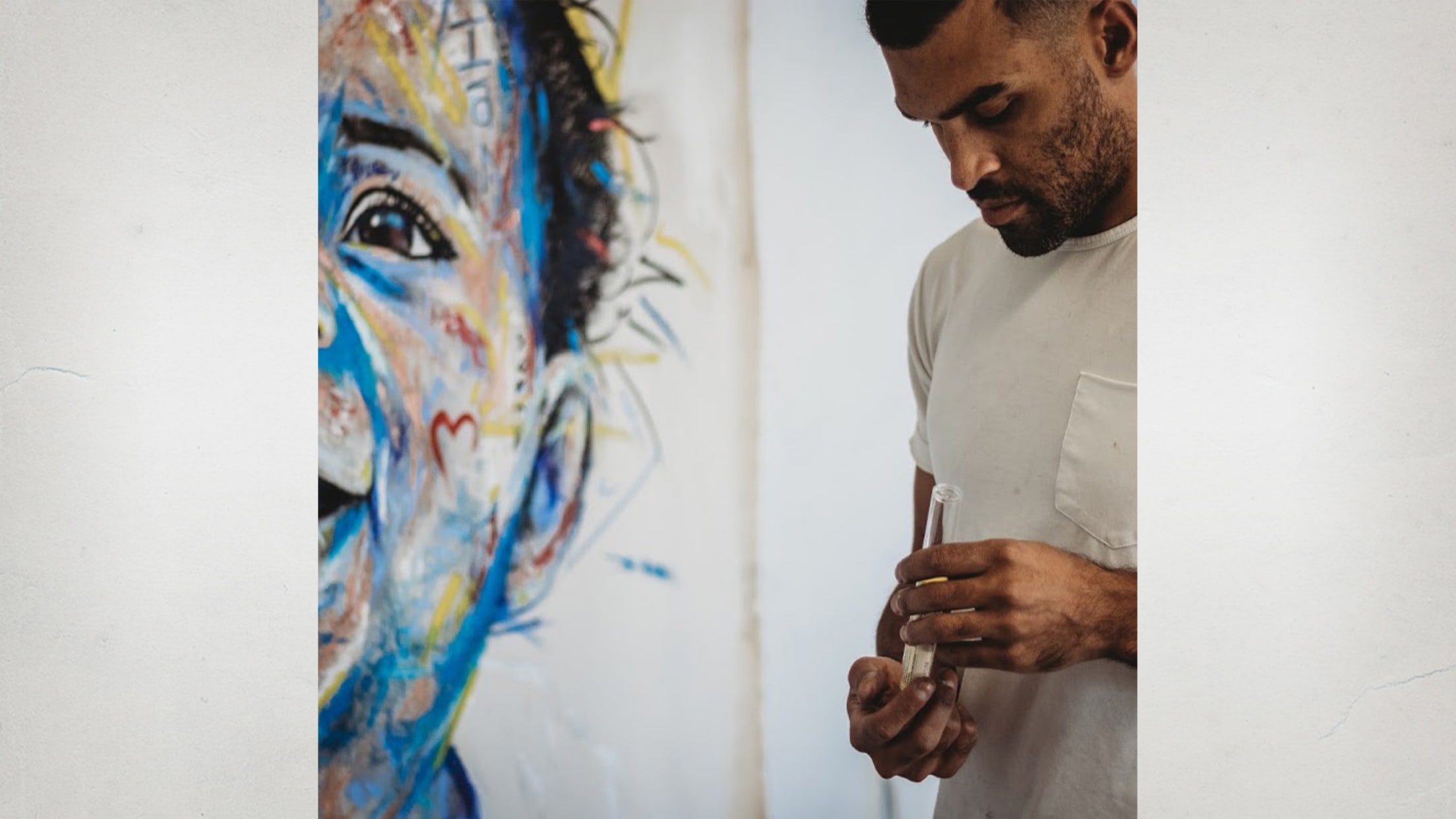 MLB player turned artist Micah Johnson has big dreams