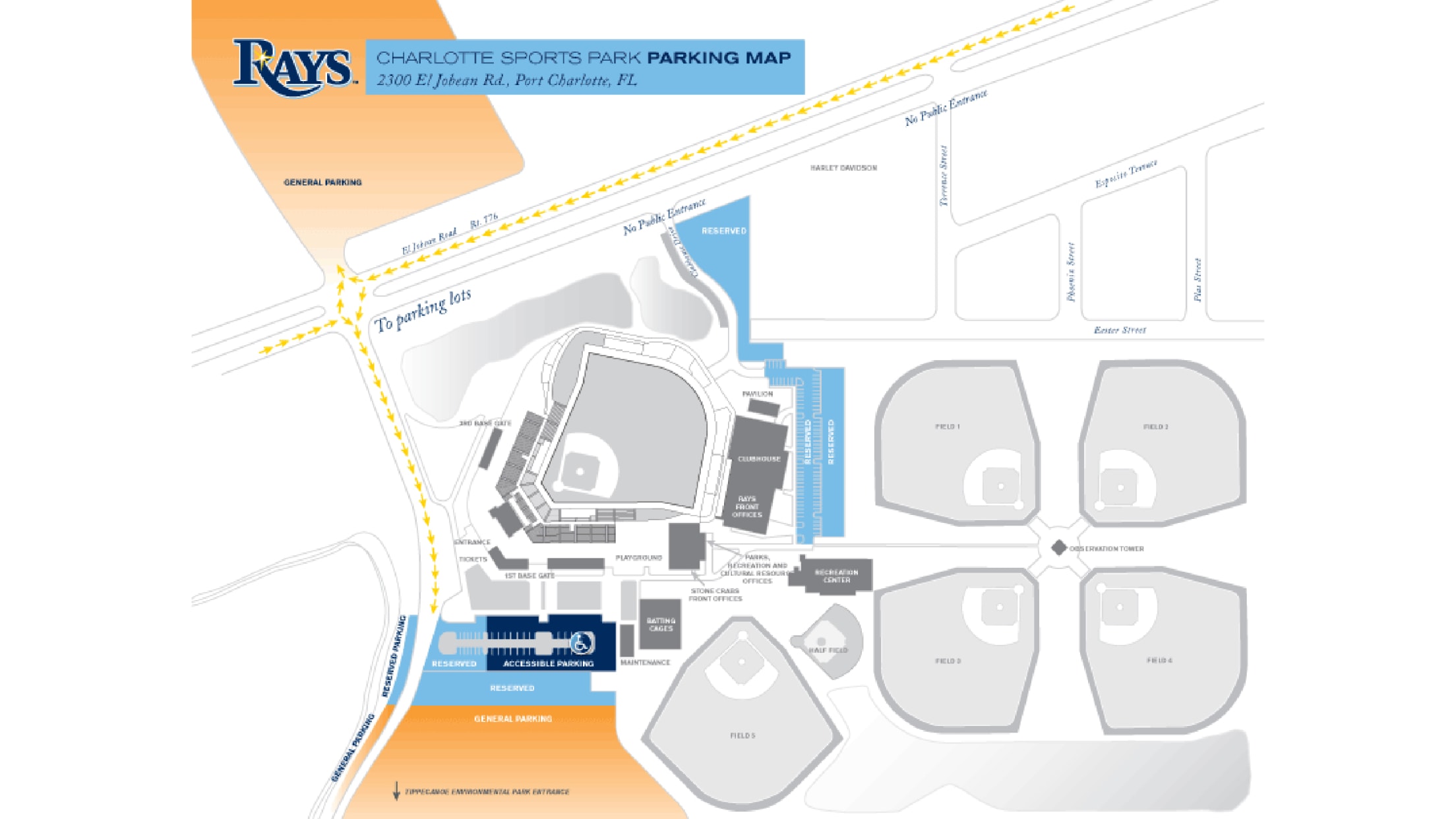 Postcard Florida Baseball Map of Spring Training Sites . 4 x 6 P3