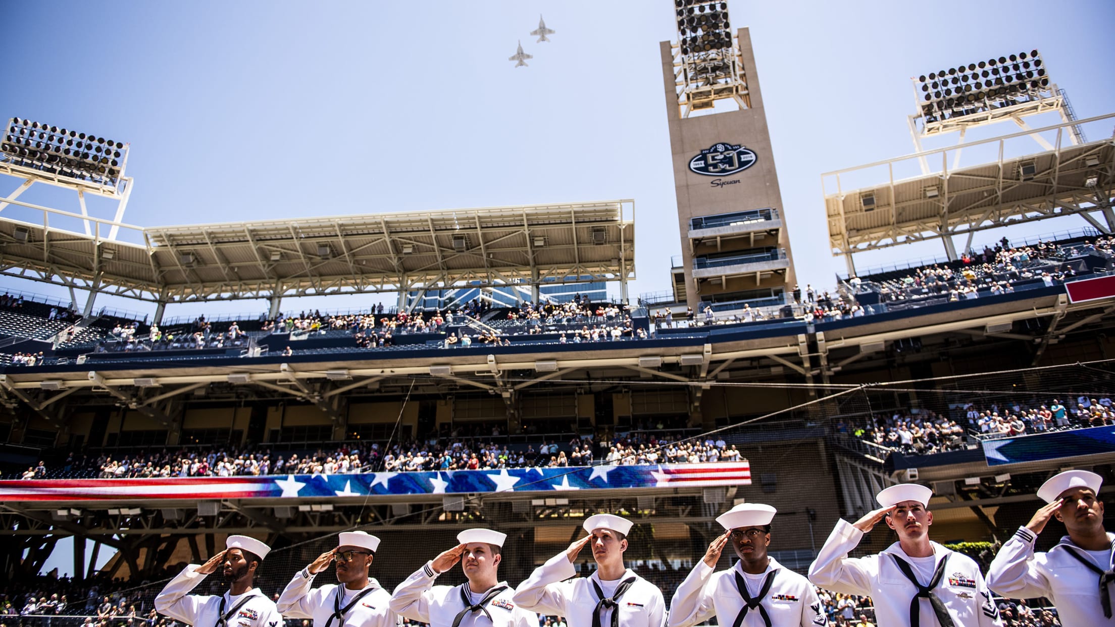 Padres military appreciation day hi-res stock photography and