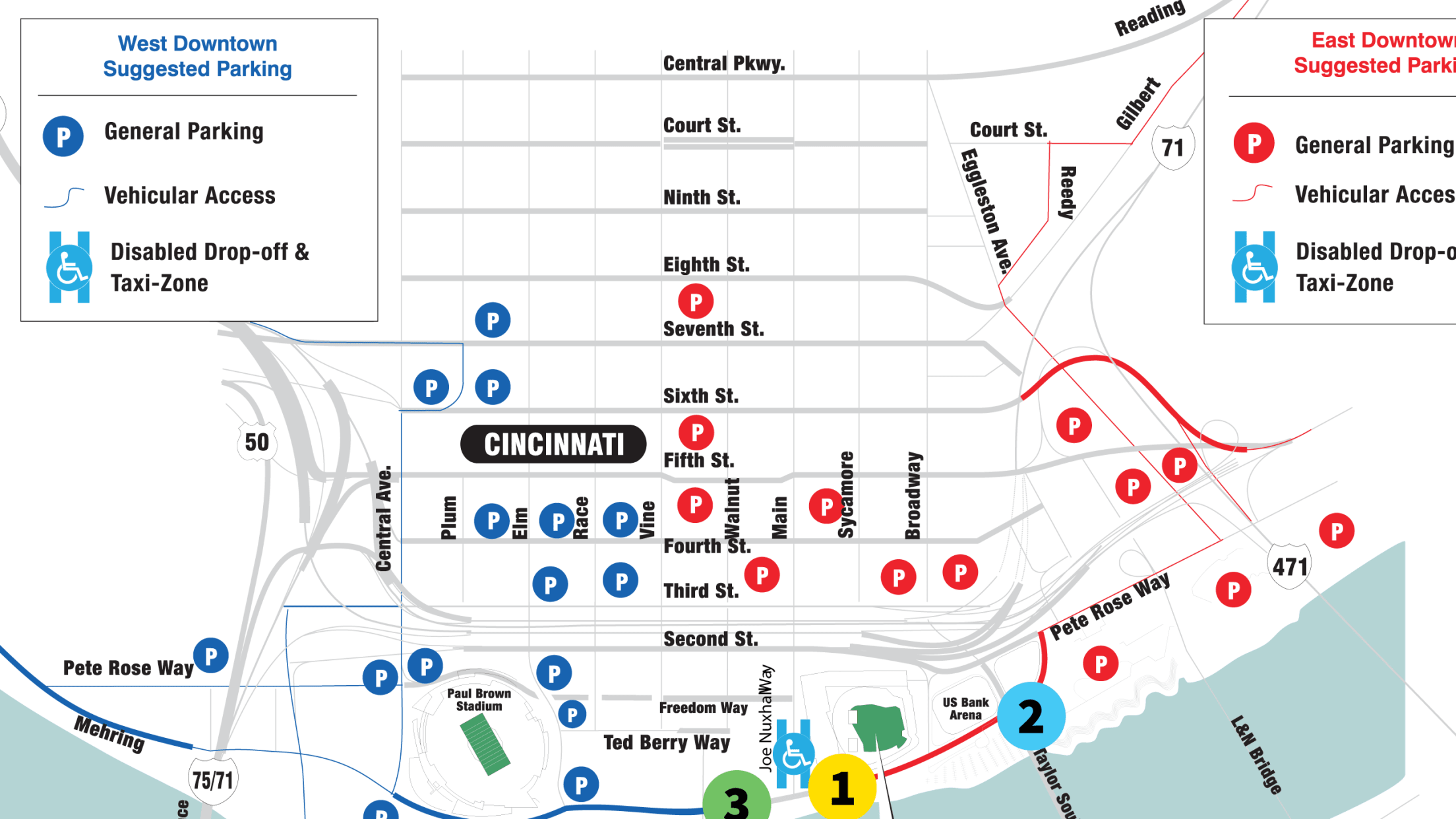 Where to Park for Cincinnati Reds Games